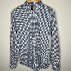 Ball and Buck The Hunters Shirt Small Men Gray Button Hunting Outdoor Sportsman